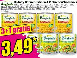 Norma Kidney Bohnen/Erbsen & Möhrchen/Goldmais Angebot