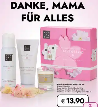 Travel FREE Rituals Mixed Lines Body Care Set Angebot
