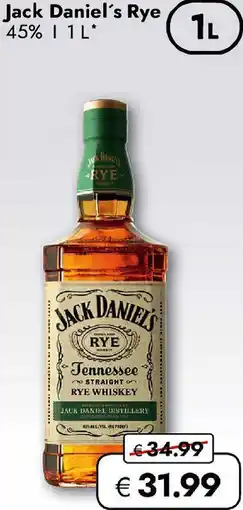 Travel FREE Jack Daniel's Rye Angebot