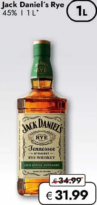 Travel FREE Jack Daniel's Rye Angebot
