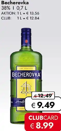 Travel FREE Becherovka Angebot