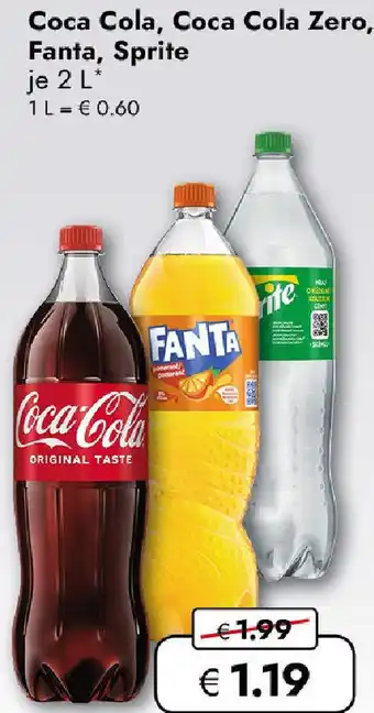 Travel FREE Coca Cola, Coca Cola Zero, Fanta, Sprite Angebot