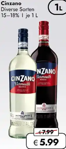 Travel FREE Cinzano Angebot