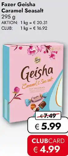 Travel FREE Fazer Geisha Caramel Seasalt Angebot