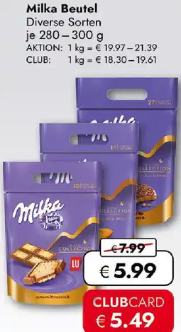 Travel FREE Milka Beutel Angebot