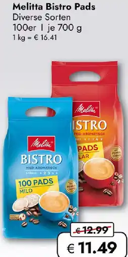 Travel FREE Bistro Pads Angebot