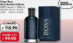 Travel FREE Boss Bottled Infinite Angebot
