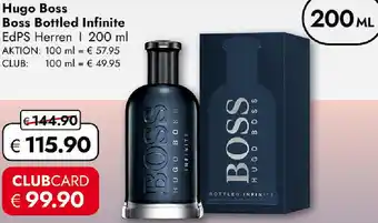 Travel FREE Boss Bottled Infinite Angebot