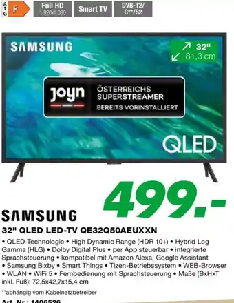 EP 32" QLED LED-TV Angebot