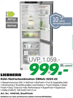 EP Kühl-/Gefrierkombination Angebot