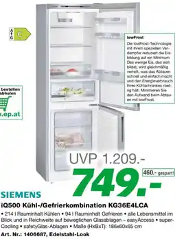 EP iQ500 Kühl-/Gefrierkombination Angebot
