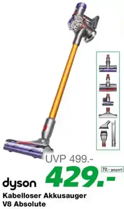 EP Kabelloser Akkusauger V8 Absolute Angebot