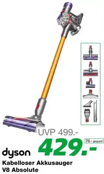 EP Kabelloser Akkusauger V8 Absolute Angebot