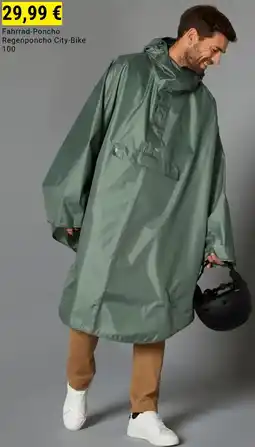 Decathlon Fahrrad-Poncho Regenponcho City-Bike Angebot