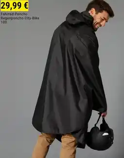 Decathlon Fahrrad-Poncho Regenponcho City-Bike Angebot