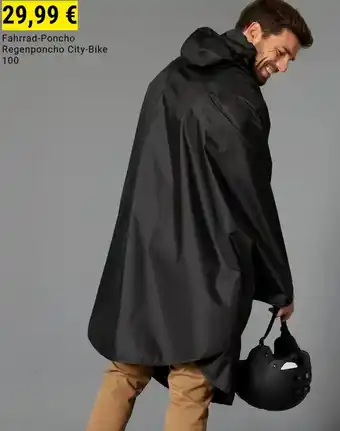 Decathlon Fahrrad-Poncho Regenponcho City-Bike Angebot