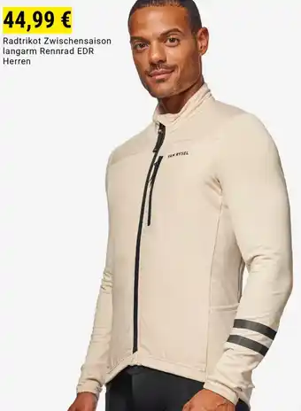 Decathlon Radtrikot Zwischensaison langarm Rennrad EDR Angebot