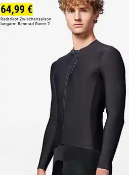 Decathlon Radtrikot Zwischensaison langarm Rennrad Racer 2 Angebot
