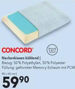 Matratzen Concord Nackenkissen kühlend Angebot