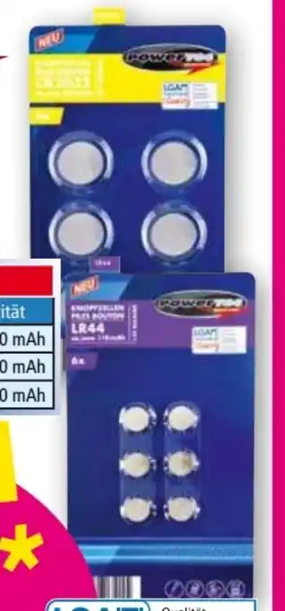 Norma Powertec Electric Knopfzellen Angebot