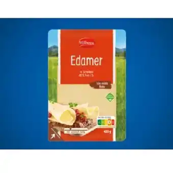 Lidl Edamer in Scheiben Lidl APP Preis Angebot