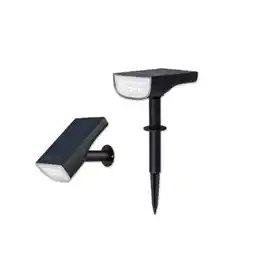 Lidl LED-Solarstrahler Mit Erdspieß (auch zur Wandmontage geeignet) Lidl Angebot