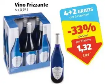 Hofer Vino Frizzante 6x0,75 l Angebot