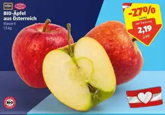 Hofer Bio Äpfel Aus Österreich 1,5 Kg Angebot