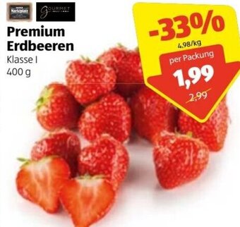 Hofer Premium Erdbeeren 400 g Angebot