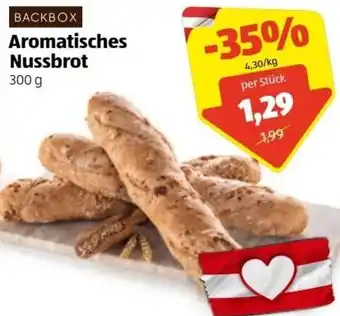 Hofer Backbox Aromatisches Nussbrot 300 g Angebot