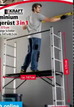 Norma Kraft Werkzeuge Aluminium Leitergerüst Angebot