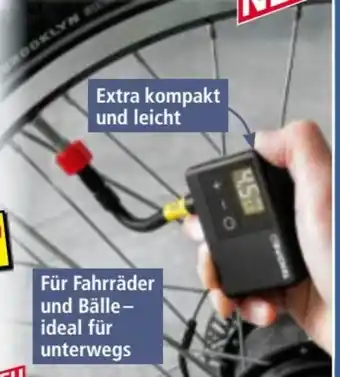 Norma Büchel Kompakte Akku-Fahrradpumpe Angebot