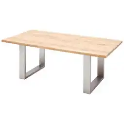 Möbelix Esstisch Eiche Greta 220x100cm Eichefarben/edelstahlfarben Angebot