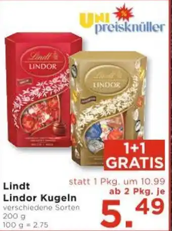 Unimarkt Lindor Kugeln Angebot