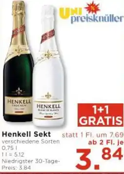 Unimarkt Henkell Sekt Angebot