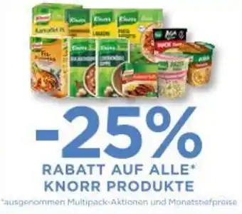 Unimarkt Rabatt auf alle knorr produkte Angebot