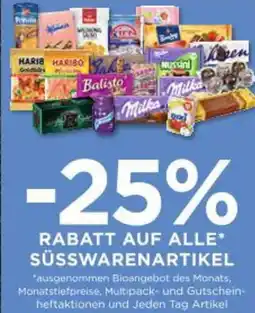 Unimarkt Rabatt auf alle süsswarenartikel Angebot