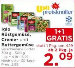 Unimarkt Röstgemüse, Creme- und Buttergemüse Angebot