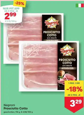 MPreis Prosciutto Cotto Angebot