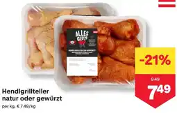 MPreis Hendlgrillteller natur oder gewürzt Angebot