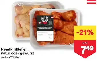 MPreis Hendlgrillteller natur oder gewürzt Angebot