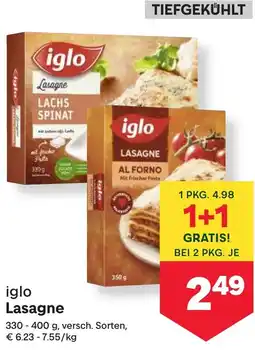MPreis Lasagne Angebot