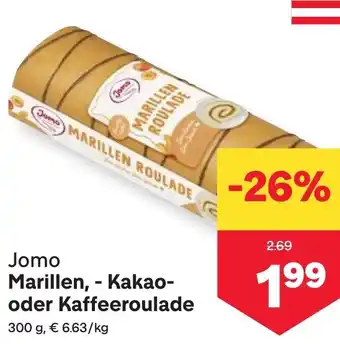 MPreis Marillen, - Kakao- oder Kaffeeroulade Angebot