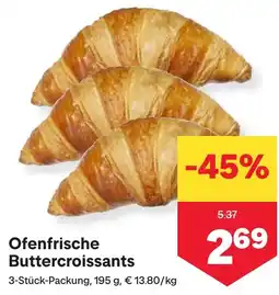 MPreis Ofenfrische Buttercroissants Angebot