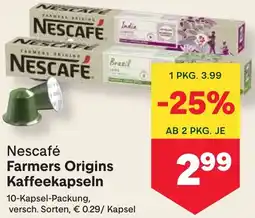 MPreis Farmers Origins Kaffeekapseln Angebot