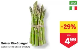 MPreis Grüner Bio-Spargel Angebot