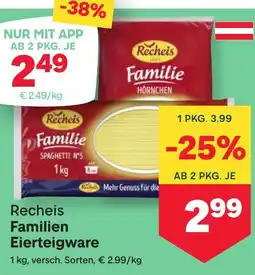 MPreis Familien Eierteigware Angebot