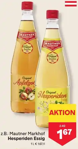 MPreis Hesperiden Essig Angebot