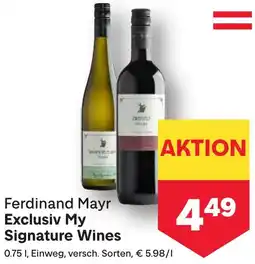 MPreis Exclusiv My Signature Wines Angebot