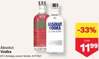 MPreis Vodka Angebot